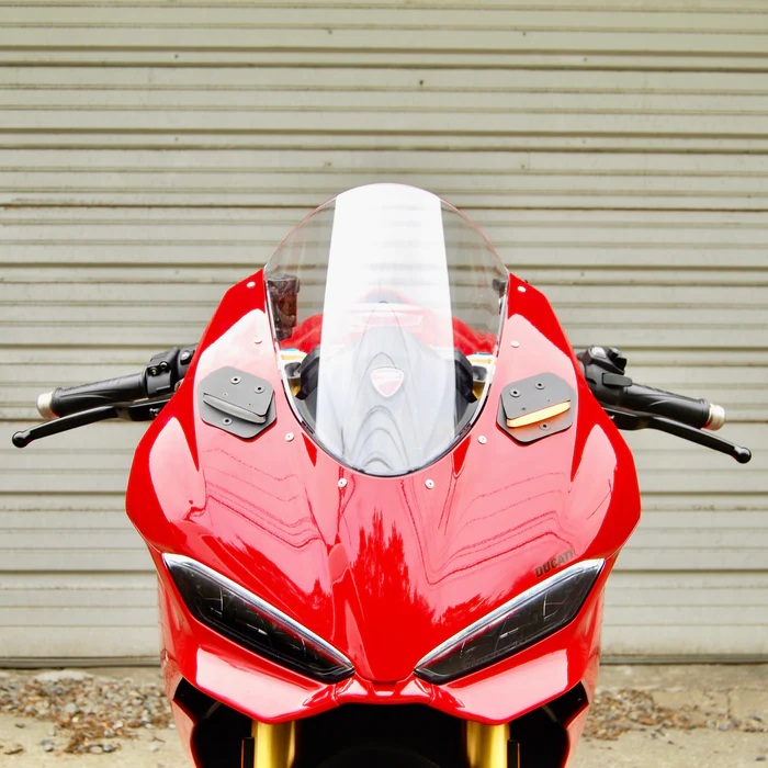 New Rage Cycles (NRC) Mirror Block off Front Turn Signals for the Ducati Panigale V2 (2025+) New Rage Cycles (NRC) Mirror Block off Front Turn Signals for the Ducati Panigale V2 (2025+)